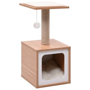 vidaXL Arbre à chat avec tapis à gratter en sisal 62 cm