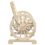 vidaXL Chaises de jardin lot de 2 58x58x78 5 cm bois de sapin massif