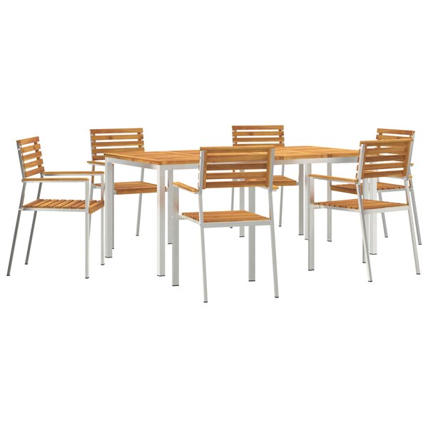 vidaXL Ensemble de jardin 7 Pièces