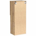 vidaXL Meuble TV chêne artisanal 40.5 x 30 x 102 cm Bois d'ingénierie