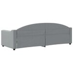 vidaXL Lit de repos gris clair 80x200 cm tissu