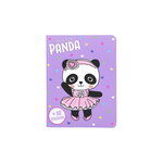 Petit carnet de coloriage à décorer de stickers - animaux  a habiller - panda