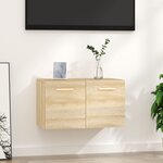 vidaXL Armoire murale Chêne sonoma 60x36 5x35 cm Bois d'ingénierie