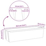 vidaXL Caisses à fleurs pour palettes Euro 12 pc Marron Polypropylène
