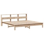 vidaXL Cadre de lit sans matelas 200x200 cm bois massif de pin