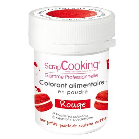 Colorant alimentaire Rouge