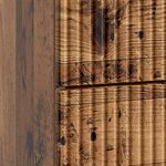 vidaXL Cabinet de chevet avec tiroir Bois ancien 62 x 34 5 x 47 5 cm
