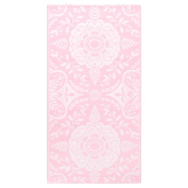 vidaXL Tapis d'extérieur Rose 80x150 cm PP