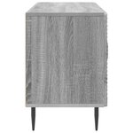 vidaXL Meuble TV Sonoma gris 99 x 34 5 x 50 cm Bois d'ingénierie