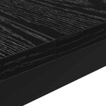 vidaXL Table basse Chêne noir 80 x 80 x 45 cm Bois d'ingénierie
