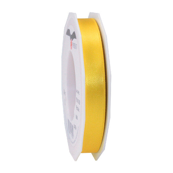 Satin double face 25-m-rouleau 15 mm jaune