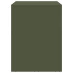 vidaXL Armoire murale pour garage Vert olive 90 x 33 x 35 cm