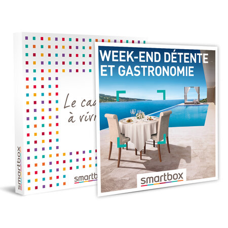 Smartbox - coffret cadeau - week-end détente et gastronomie