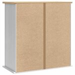 vidaXL Armoire suspendue Corona Blanc 70 x 33 x 71 5 cm Pin massif