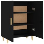 vidaXL Buffet Noir 70x34x90 cm Bois d'ingénierie