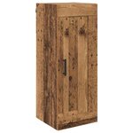 vidaXL Haut Armoire Bois Ancien 34 5 x 34 x 180 cm Bois d'ingénierie