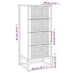 vidaXL Buffet haut 40x30x95 cm bois d'ingénierie
