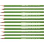 Crayon Graphite GREENGraph tête coupée HB x 12 STABILO