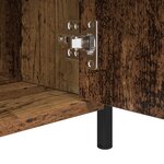 vidaXL Armoires de Chevet 2 Pièces Bois Ancien 40x42x60 cm Bois d'Ingénierie