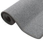 vidaXL Tapis de couloir Gris foncé 50x150 cm