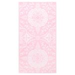 vidaXL Tapis d'extérieur Rose 80x150 cm PP