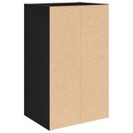 vidaXL Bibliothèque chêne noir 31x24x52 cm bois d'ingénierie