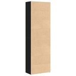 vidaXL Bibliothèque chêne noir 60x30x189 cm bois d'ingénierie