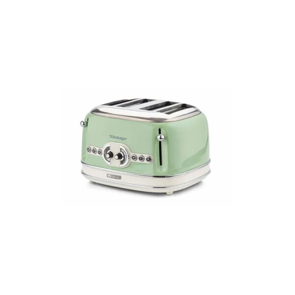 Ariete grille-pain à 4 tranches vintage 1600 w vert