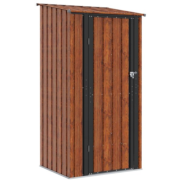 vidaXL Cabanons de jardin Marron 103 x 86 x 200 cm Métал