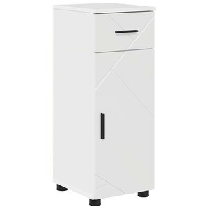 vidaXL Cabinet de salle de bain Blanc brillant 30 x 35 x 80 cm