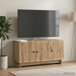 vidaXL Meuble TV 99 x 34 5 x 50 cm Chêne artisanal Bois d'ingénierie