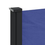 vidaXL Auvent latéral rétractable bleu 220x600 cm