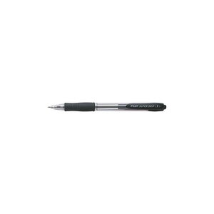 PILOT Stylo à bille rétractable SUPER GRIP F noir