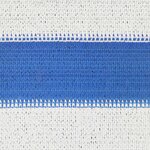 vidaXL Voile d'ombre Bleu et Blanc 4 / 5 x 4 m HDPE