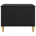 vidaXL Cabinet de chevet Chêne noir 60 x 44 5 x 45 cm