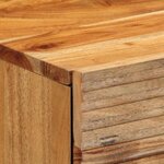 vidaXL Cabinet de chevet Marron 50 x 33 x 60 cm Bois d'acacia massif