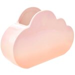 Vase en céramique nuage rose 25 cm