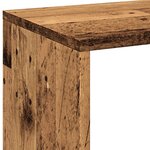 vidaXL Étagère séparatrice de pièce vieux bois 69 5x29x137 5 cm