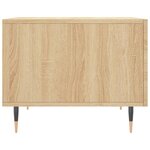 vidaXL Table basse Chêne sonoma 50x50x40 cm Bois d'ingénierie