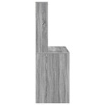 vidaXL Bureau Sonoma gris 91 x 50 x 149 cm Bois d'ingénierie