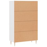 vidaXL Buffet haut blanc 69 5x31x115 cm bois d'ingénierie
