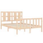 vidaXL Cadre de lit sans matelas bois de pin massif