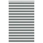 vidaXL Store zèbre gris foncé largeur du tissu 145 9 cm polyester