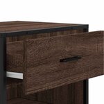 vidaXL Étagère à chaussures chêne marron 48x38x97 5 cm bois ingénierie