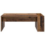 vidaXL Table basse Bois ancien 95 x 50 x 34 cm Bois d'ingénierie