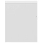 vidaXL Armoire d'évier avec lavabo intégré Blanc Aggloméré