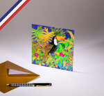 Carte simple paradisio créée et imprimée en france - toucan majestueux