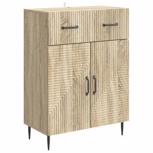 vidaXL Buffet Chêne Sonoma 66 x 34 5 x 89 5 cm Bois d'ingénierie