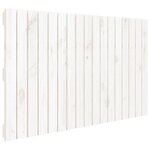vidaXL Tête de lit murale Blanc 108x3x60 cm Bois massif de pin