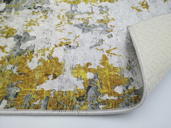 Tapis de salon Moderne 120 x 180 cm - Jaune